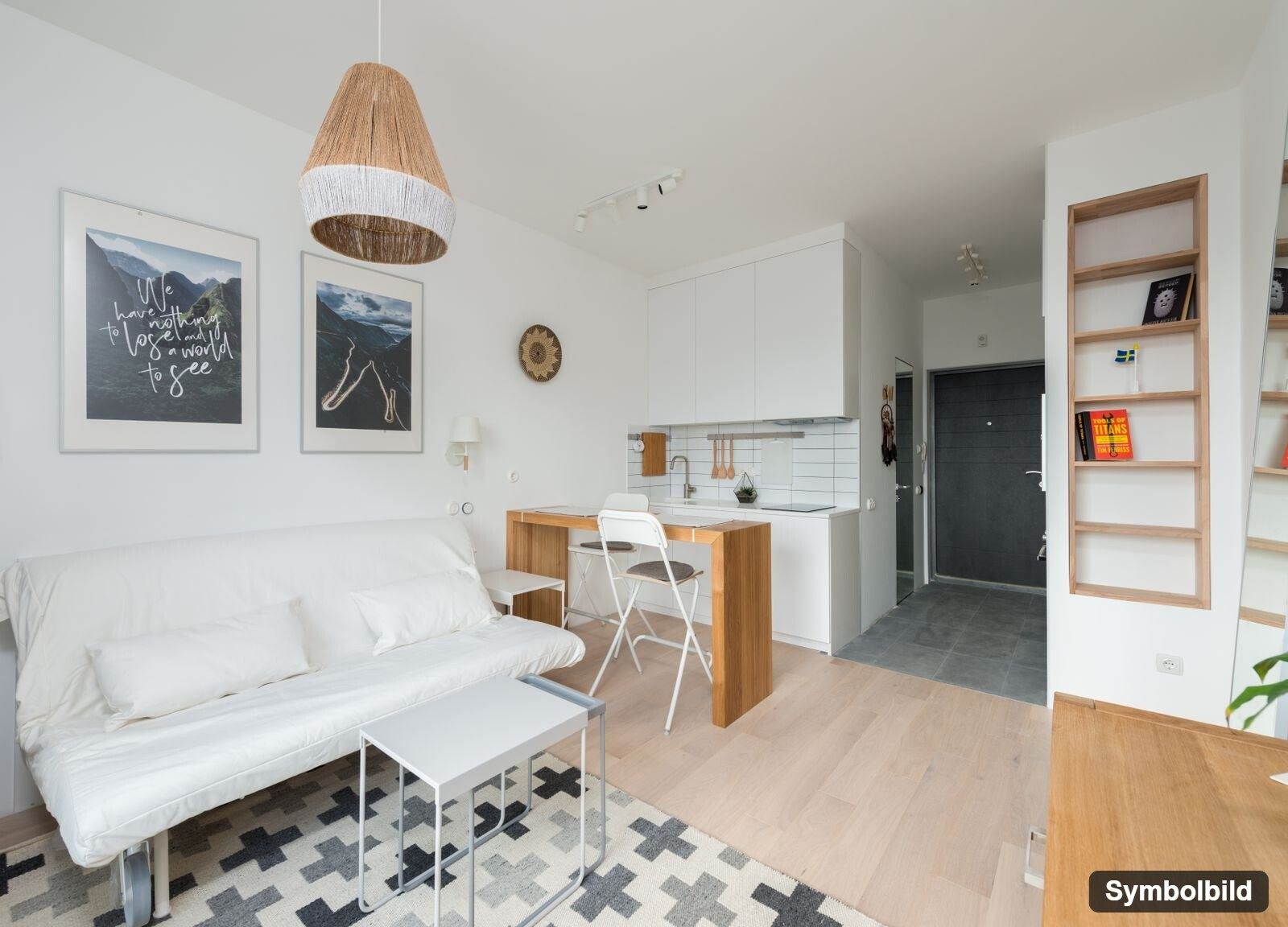 Symbolbild_Wohnzimmer: Klagenfurt · Kurzzeitvermietung · 2-Zimmer-Anlegerwohnung ca. 39 m² · kalkuliert 7 % Rendite · 112.000 €