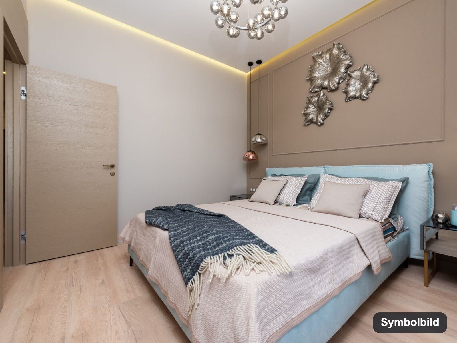 Symbolbild_Schlafzimmer: RESERVIERT · Graz-Puntigam · Bestand: 2-Zimmer-Anlegerwohnung ca. 38 m² · Brauquartier Puntigam BA09 · Kurzzeitvermietung · provisionsfrei