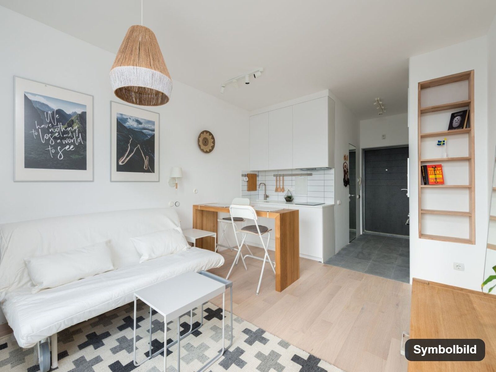 Symbolbild_Wohnbereich: Graz-Geidorf · Neubau: 1-Zimmer-Anlegerwohnung ca. 30 m² · Geidorf Lindweg - Haus 2 · Kurzzeitvermietung · provisionsfrei