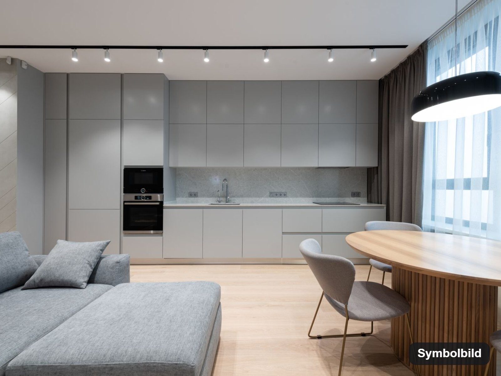 Symbolbild_Wohnzimmer: Graz-Geidorf · Neubau: 3-Zimmer-Anlegerwohnung ca. 81 m² · Geidorf Lindweg · provisionsfrei