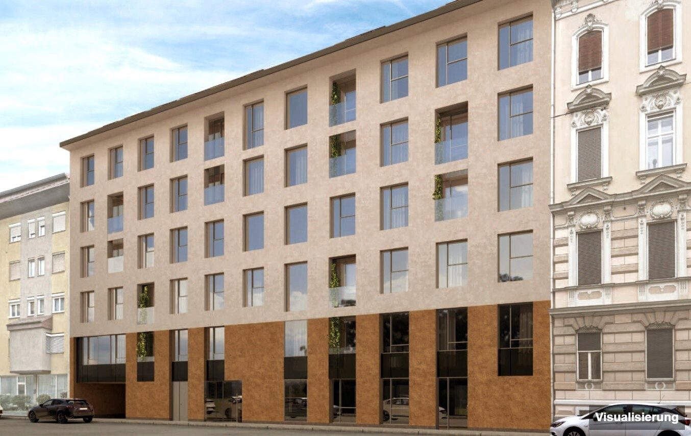 Visualisierung: Graz-St. Leonhard · Neubau: 2-Zimmer-Anlegerwohnung ca. 66 m² · Oasis Uhlandgasse · provisionsfrei