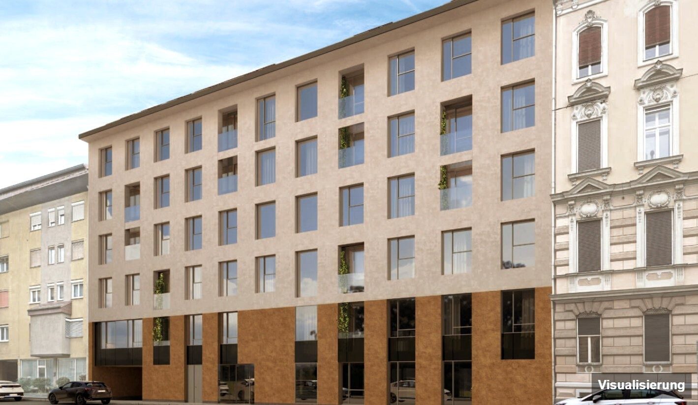 Visualisierung: RESERVIERT · Graz-St. Leonhard · Neubau: 2-Zimmer-Anlegerwohnung ca. 27 m² · Oasis Uhlandgasse · provisionsfrei