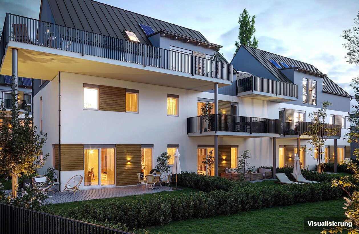 Ansicht Wohnanlage (Visualisierung): St. Georgen an der Stiefing · Neubau: 3-Zimmer-Anlegerwohnung ca. 54 m² · St. Georgen an der Stiefing BA1 · provisionsfrei
