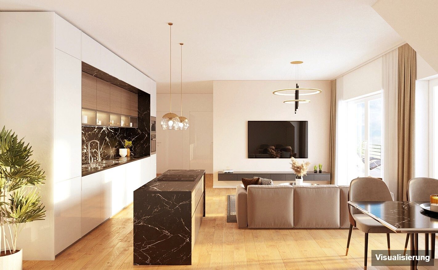 Visualisierung: St. Georgen an der Stiefing · Neubau: 3-Zimmer-Anlegerwohnung ca. 76 m² · St. Georgen an der Stiefing BA1 · provisionsfrei