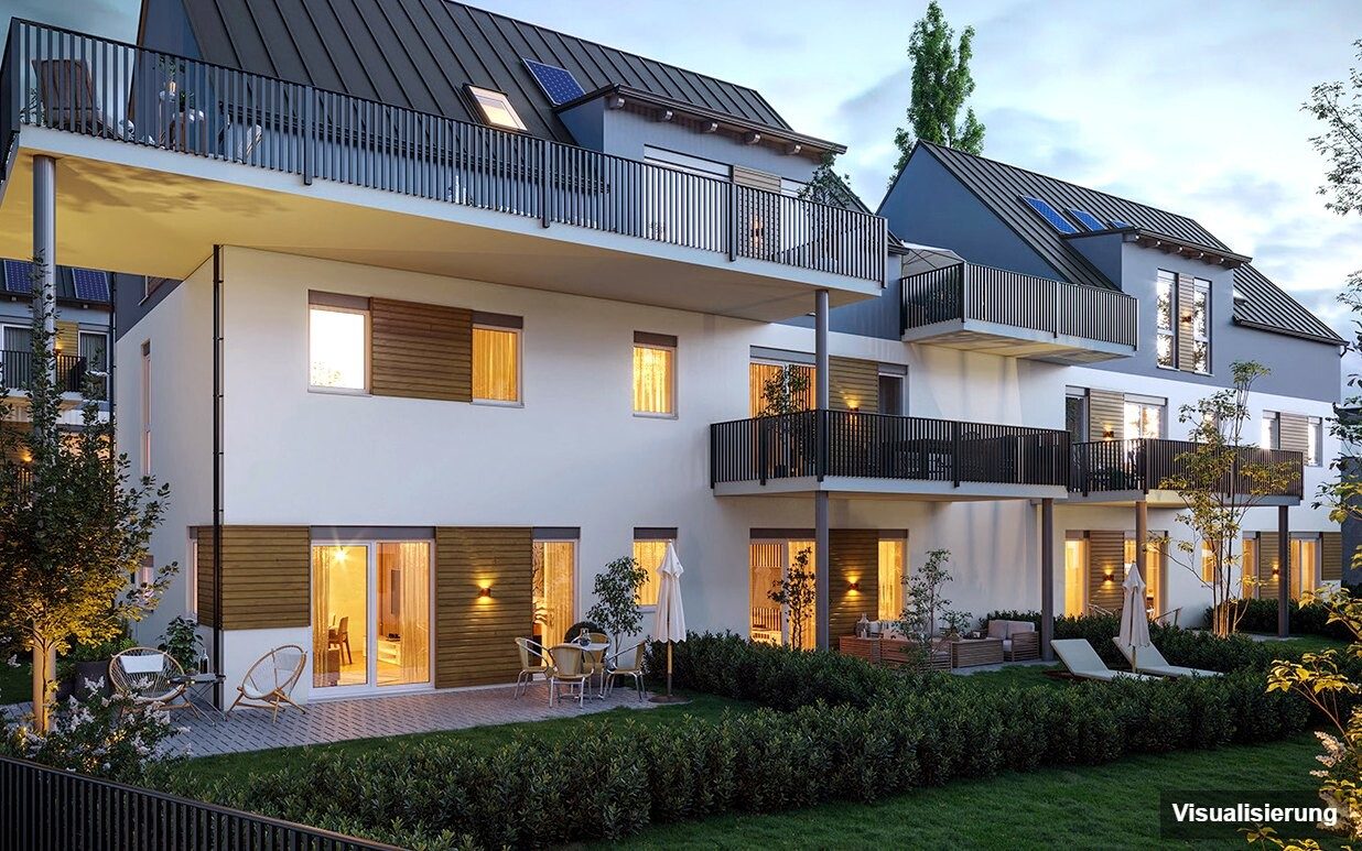 Ansicht Wohnanlage (Visualisierung): St. Georgen an der Stiefing · Neubau: 3-Zimmer-Anlegerwohnung ca. 65 m² · St. Georgen an der Stiefing BA1 · provisionsfrei