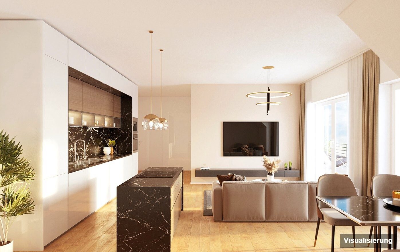 Visualisierung: St. Georgen an der Stiefing · Neubau: 4-Zimmer-Anlegerwohnung ca. 92 m² · St. Georgen an der Stiefing BA1 · provisionsfrei