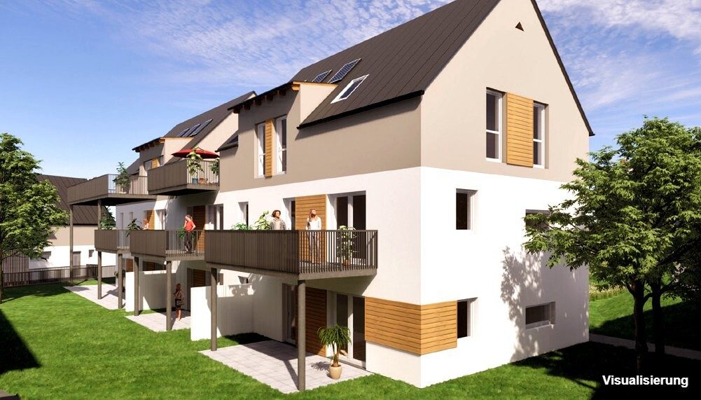 Ansicht Wohnanlage (Visualisierung): St. Georgen an der Stiefing · Neubau: 3-Zimmer-Anlegerwohnung ca. 51 m² · St. Georgen an der Stiefing BA2 · provisionsfrei