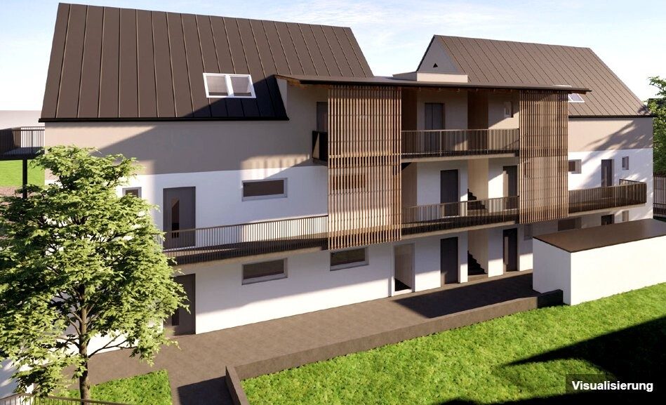 Ansicht Wohnanlage (Visualisierung): St. Georgen an der Stiefing · Neubau: 3-Zimmer-Anlegerwohnung ca. 54 m² · St. Georgen an der Stiefing BA2 · provisionsfrei