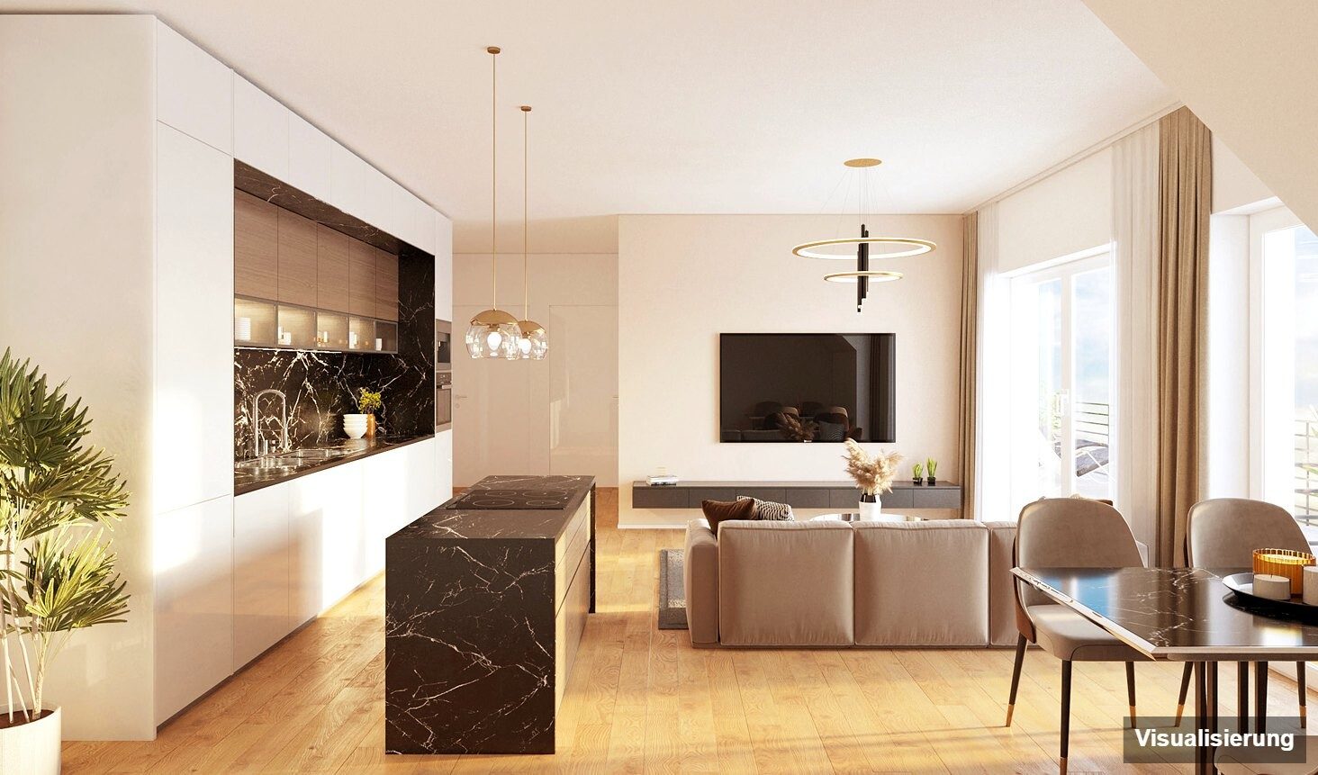 Visualisierung: St. Georgen an der Stiefing · Neubau: 3-Zimmer-Anlegerwohnung ca. 54 m² · St. Georgen an der Stiefing BA2 · provisionsfrei