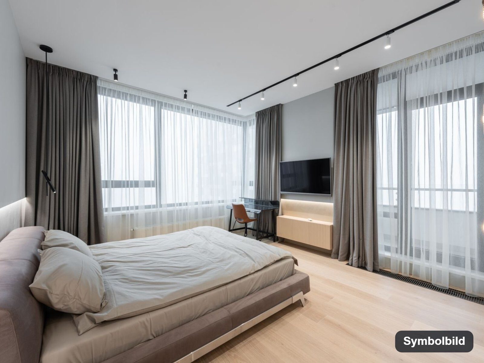 Symbolbild_Schlafzimmer: Graz-Gries · Neubau: 4-Zimmer-Anlegerwohnung ca. 71 m² · Stadt.Park.Fluss · provisionsfrei