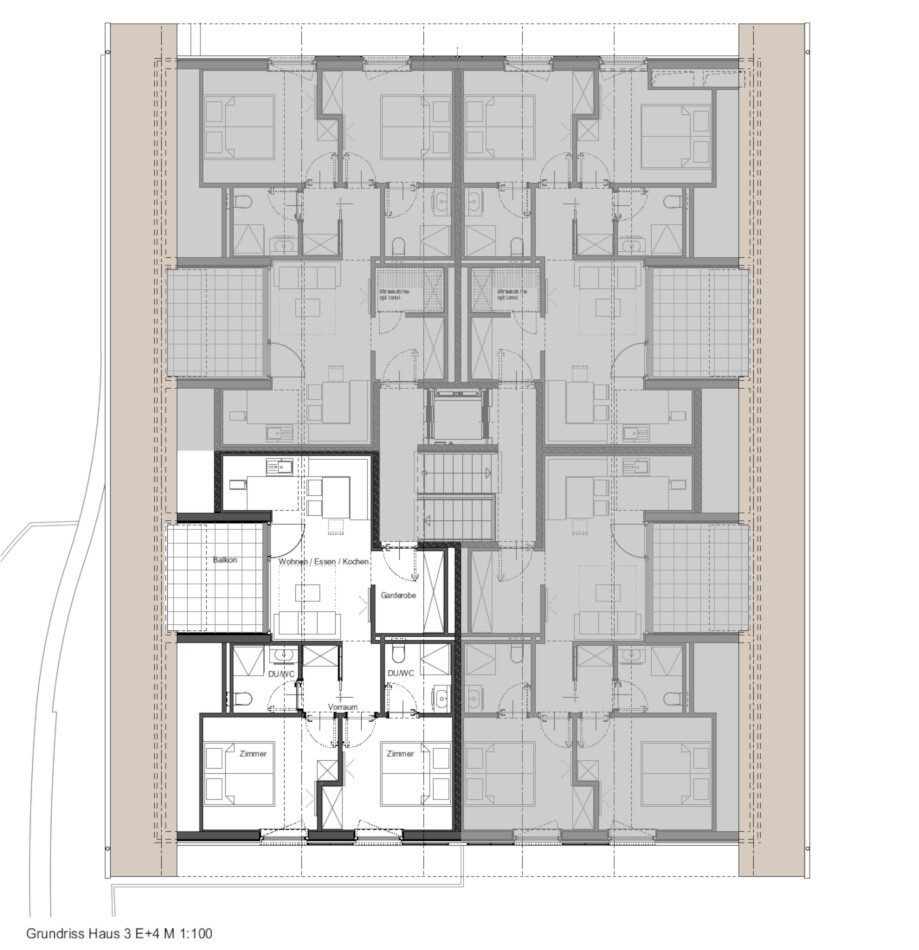Grundriss – Gargellen · Neubau: 3-Zimmer-Anlegerwohnung ca. 59 m² · Alpin Resort Montafon · provisionsfrei