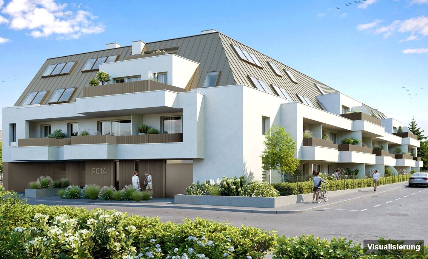 Visualisierung: Wien · Neubau: 3-Zimmer-Anlegerwohnung ca. 37 m² · Ten-Living · provisionsfrei