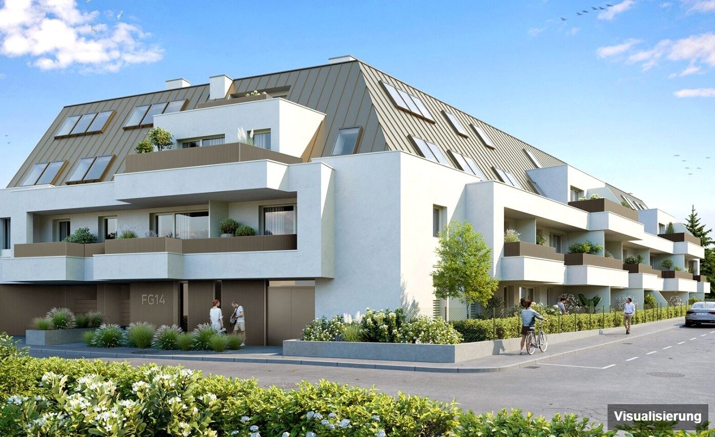 Visualisierung: Wien · Neubau: 2-Zimmer-Anlegerwohnung ca. 37 m² · Ten-Living · provisionsfrei