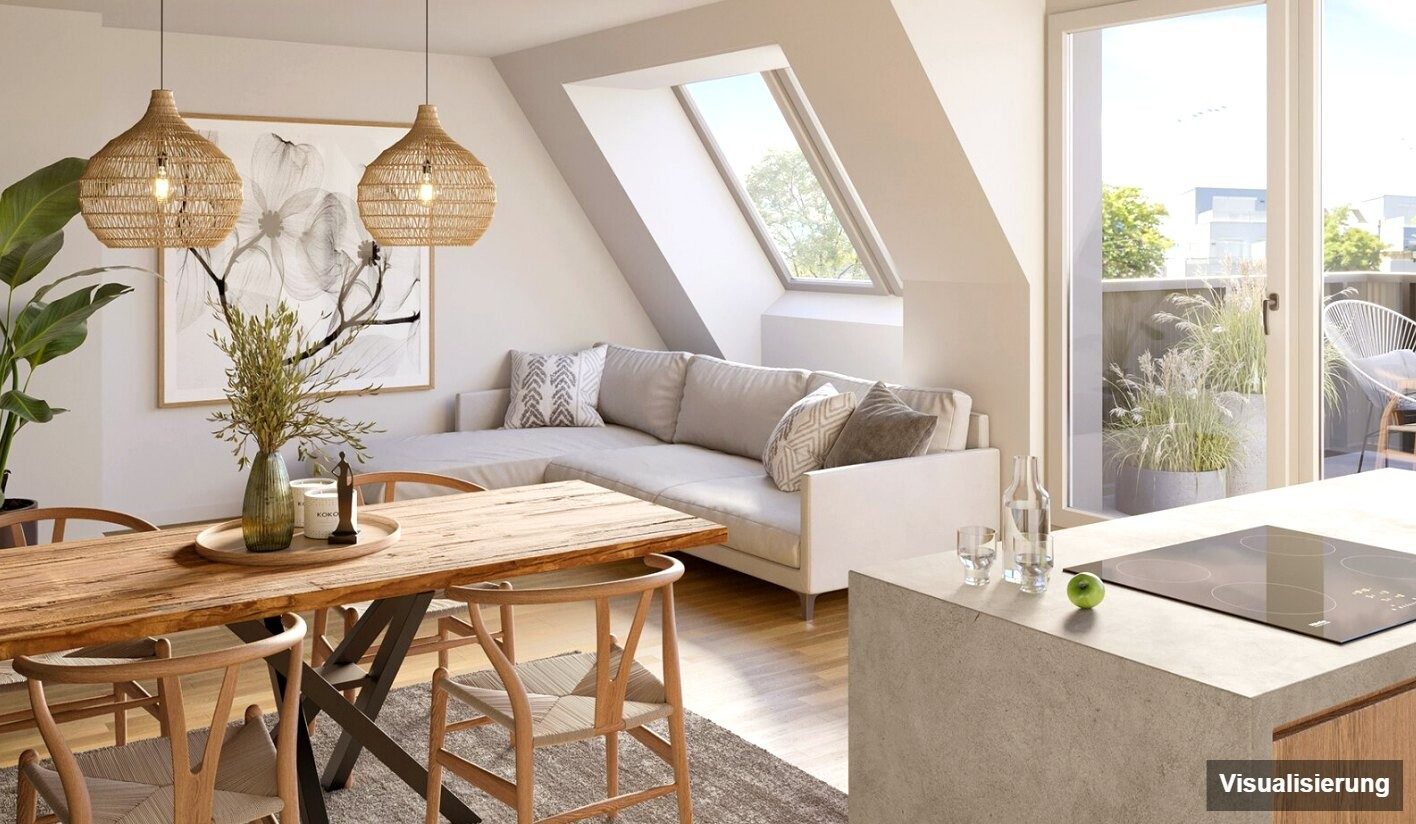 Visualisierung: Wien · Neubau: 2-Zimmer-Anlegerwohnung ca. 50 m² · Ten-Living · provisionsfrei