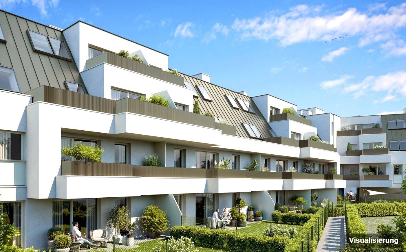 Visualisierung: Wien · Neubau: 2-Zimmer-Anlegerwohnung ca. 50 m² · Ten-Living · provisionsfrei