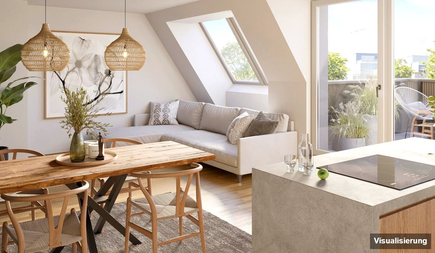 Visualisierung: Wien · Neubau: 3-Zimmer-Anlegerwohnung ca. 68 m² · Ten-Living · provisionsfrei