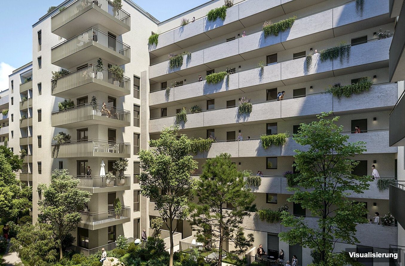 Visualisierung: RESERVIERT · Wien-Brigittenau · Neubau: 4-Zimmer-Anlegerwohnung ca. 83 m² · Traisengasse · provisionsfrei