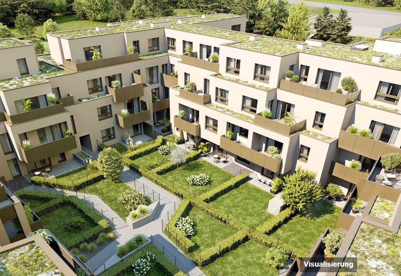Visualisierung: Wien-Donaustadt · Bestand: 2-Zimmer-Anlegerwohnung ca. 47 m² · Wulzendorfstraße · provisionsfrei