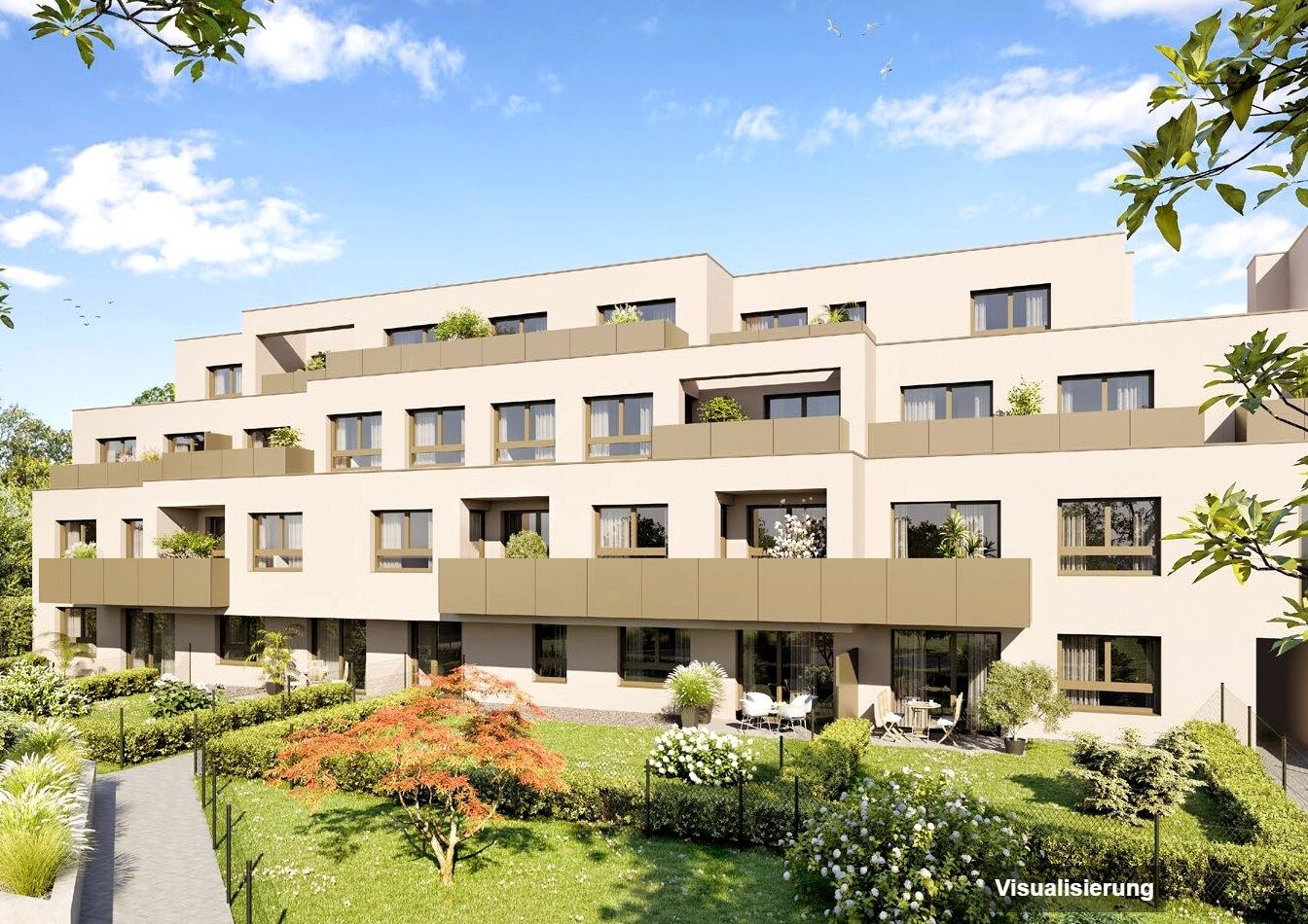 Visualisierung: RESERVIERT · Wien-Donaustadt · Bestand: 3-Zimmer-Anlegerwohnung ca. 57 m² · Wulzendorfstraße · provisionsfrei