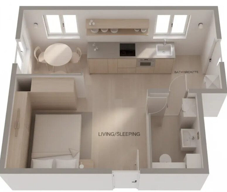 Wohnung: Kompakte Anlegerwohnung in attraktiver Grazer Stadtlage – ideal für Studierendenvermietung