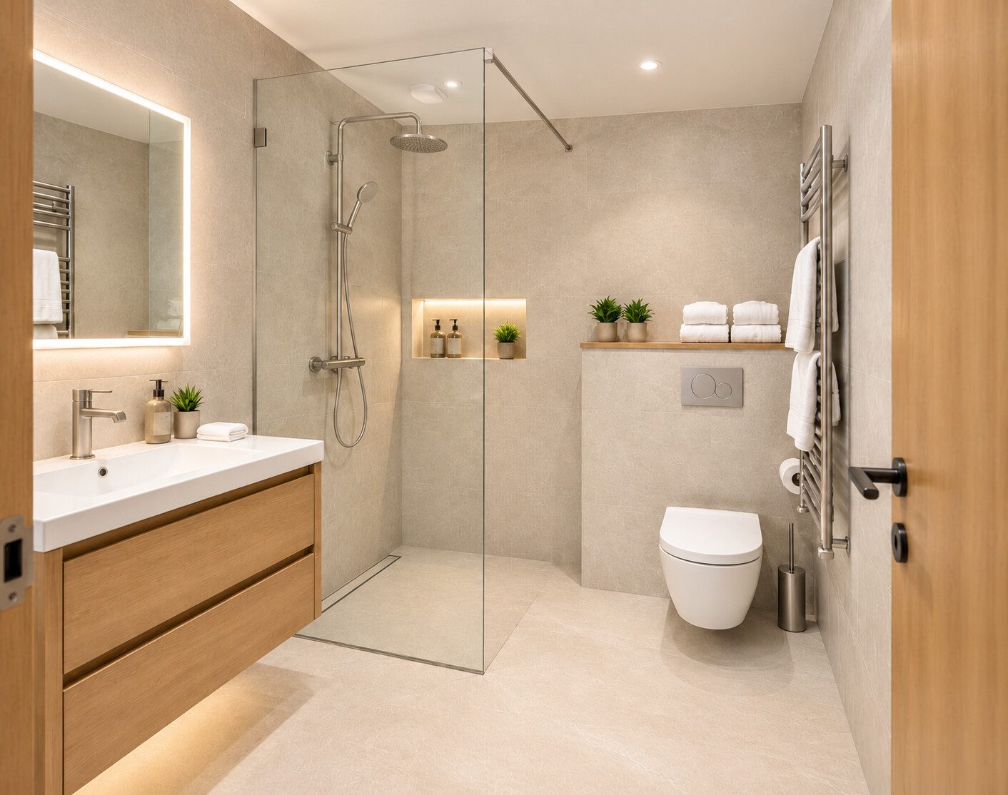 Klosterwiesgasse – 20 m² – Bad | Ausstattungsbeispiel: Zentrum Graz · 20 m² Anleger-Apartment beim Jakominiplatz · 7 % Mieteinnahmengarantie
