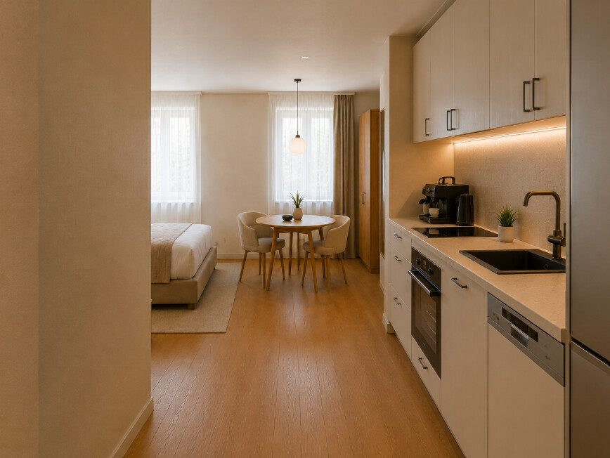 Klosterwiesgasse 24m2 Wohnung. Küche: Zentrum Graz · 20 m² Anleger-Apartment beim Jakominiplatz · 7 % Mieteinnahmengarantie