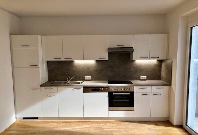 Einbauküche: Graz-Jakomini · Neubau 2 Zi. 44 m² + 19 m² Balkon · vermietet · 195.000 € netto