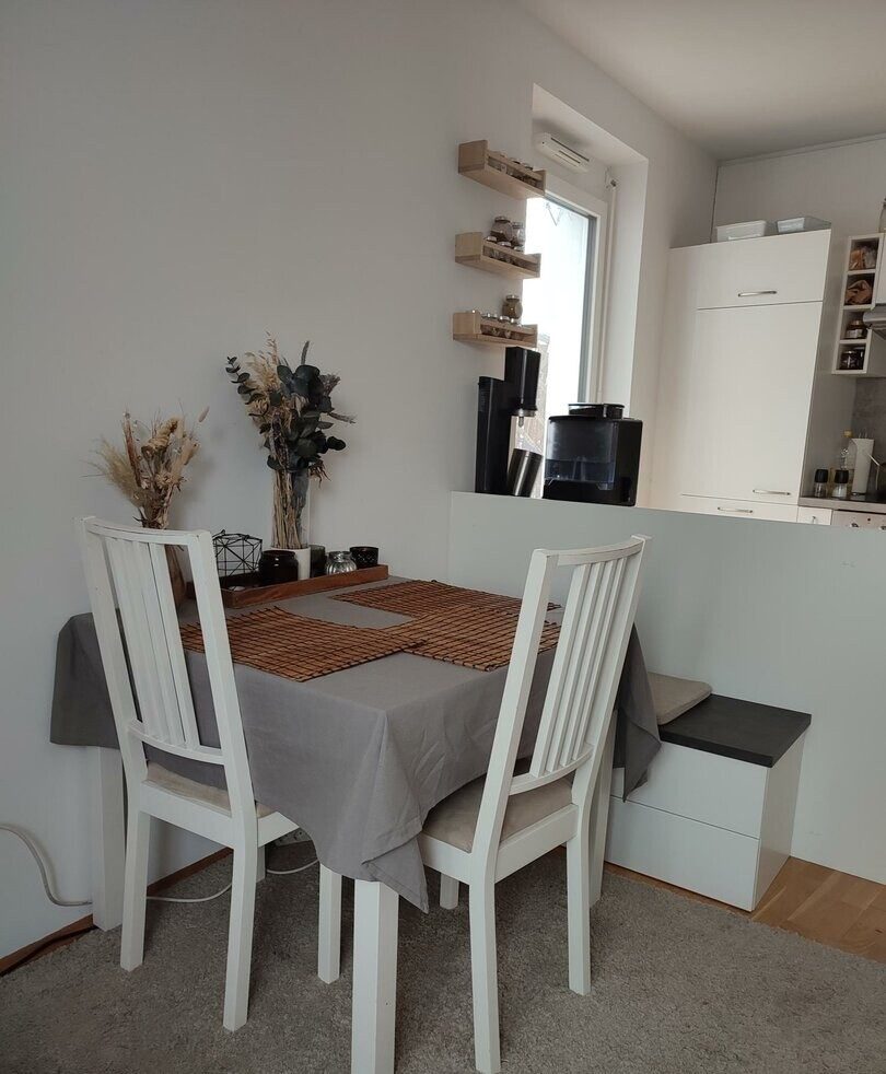 Essbereich (Einrichtungsbeispiel): Graz-Jakomini · Penthouse-Wohnung 4 Zi. 81 m² + 23 m² Terrasse · frei · 297.500 € netto
