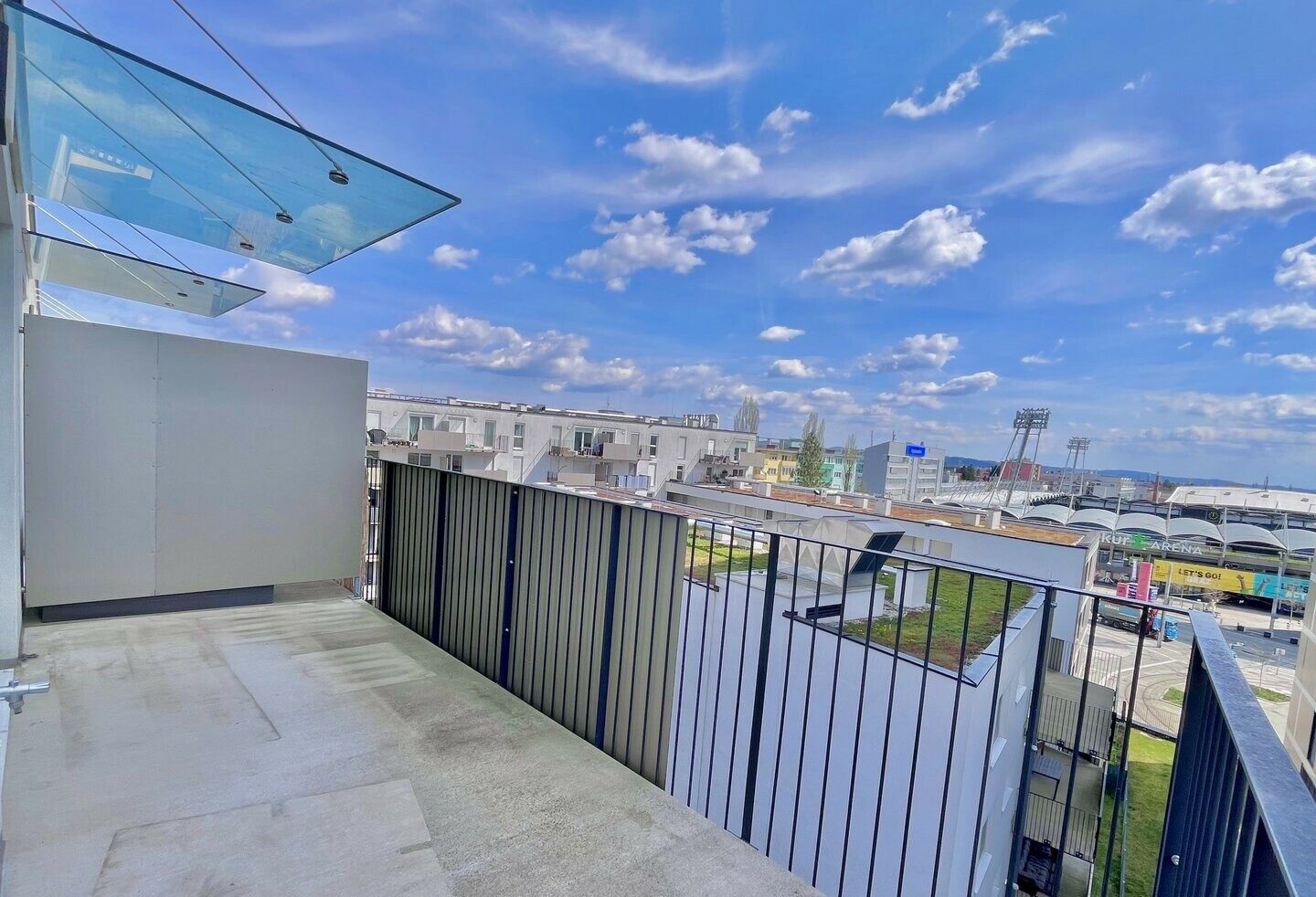 Terrasse: Graz-Jakomini · Penthouse-Wohnung 4 Zi. 81 m² + 23 m² Terrasse · frei · 297.500 € netto