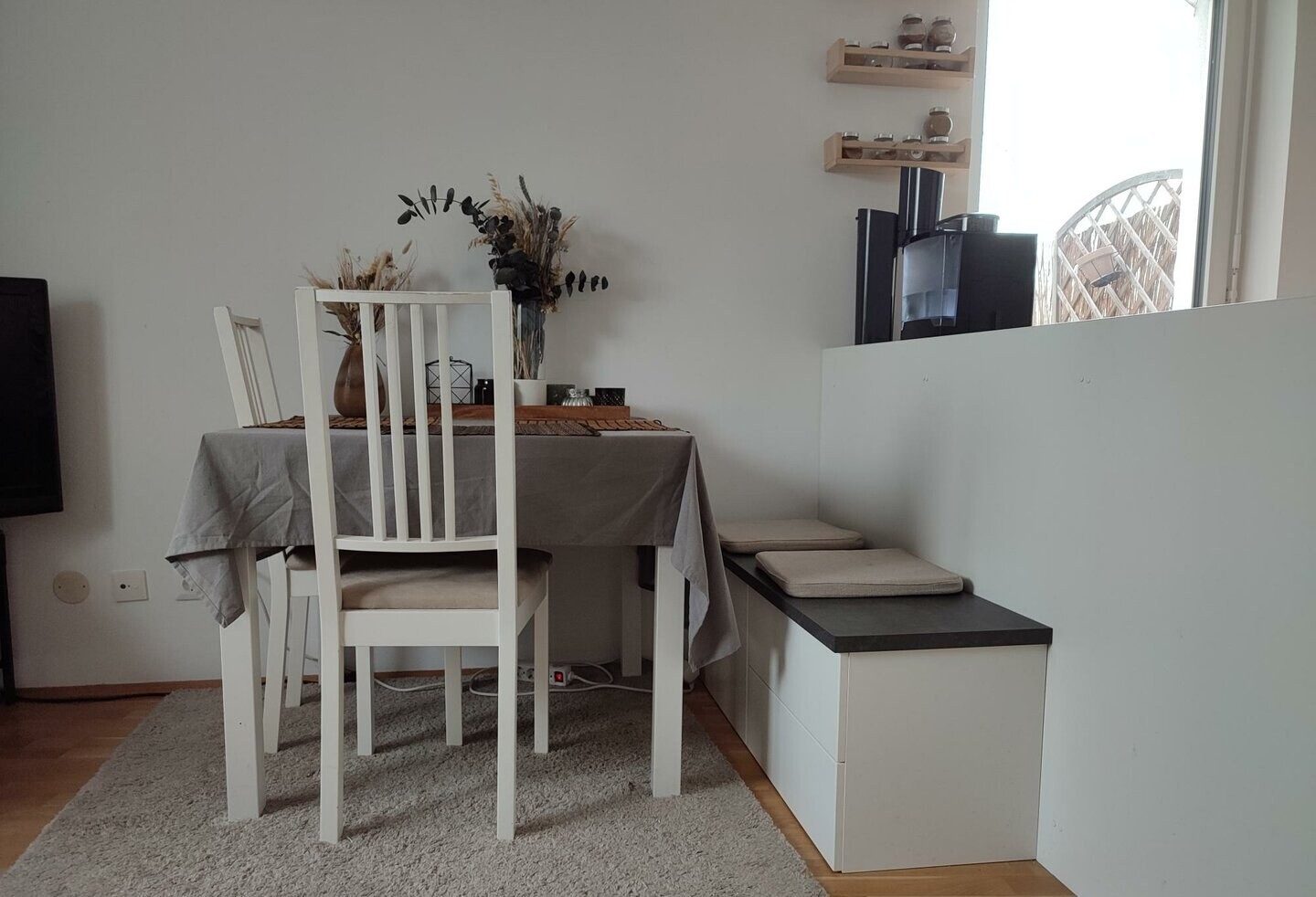 Essbereich (Einrichtungsbeispiel): Graz-Jakomini · Penthouse-Wohnung 4 Zi. 81 m² + 23 m² Terrasse · frei · 297.500 € netto