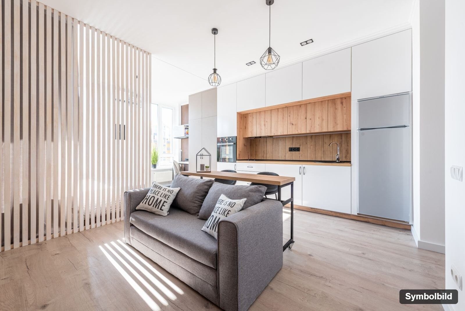 2026-928_01_Symbolbild_Wohnkueche: Zwei Zimmer in der Innsbrucker Innenstadt: vermietete Kapitalanlage im Zinshaus
